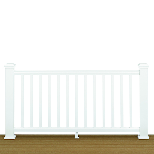 AWR Solutions - Trex Railing Kit for Flat Sections 1060mm x 2320mm - Classic White