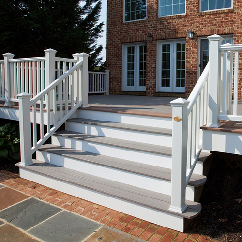 AWR Solutions - Trex Railing Kit for Stair Sections 1060mm x 2320mm - Classic White