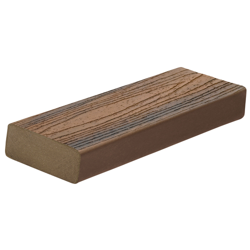 AWR Solutions - trex transcend composite decking board spiced rum square edge close up