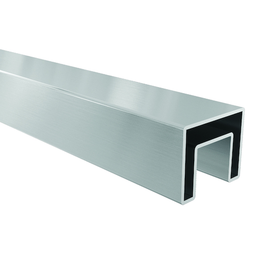 AWR Solutions - 25x21 handrail u channel satin finish stainless steel