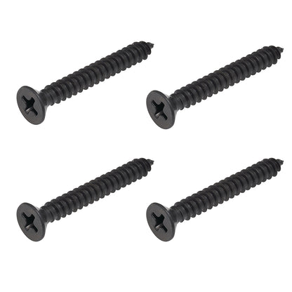 BlackEtch Self Tapping Screw CSK Head Phillips Drive 14g x 25mm (1) - 304 Grade Stainless Steel  - 4 PACK for RHS Posts