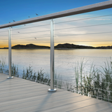 Bright Finish Factory Swaged Wire Balustrade - Toggle Lock System - Suits Metal Posts
