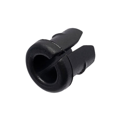 Grommet Split for 3.2-4mm wire- Suits 1.6‐2mm Wall Thickness - Black  - Drill Hole Size: 8mm