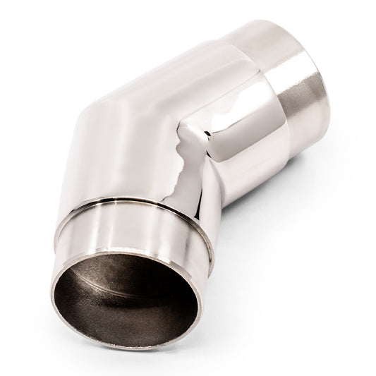 135 Degree Joiner to suit 1.6mm Round Tube 316 Grade Stainless Steel - Mirror Polish - SIZES: 25.4mm, 38.1mm, 50.8mm