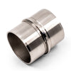 In-Line Flush Joiner to suit 1.6mm Round Tube 316 Grade Stainless Steel - Mirror Polish - SIZES: 25.4mm, 38.1mm, 50.8mm