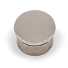 Flat End Cap to Suit 1.6mm Round Tube 316 Grade Stainless Steel - Mirror Polish - SIZES: 25.4mm 38.1mm, 50.8mm