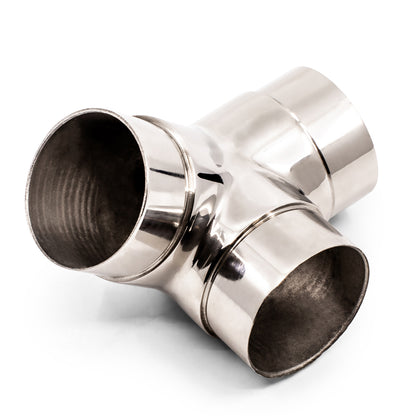 135 Degree Tee Joiner to suit 2 (50.1mm) x 1.6mm Round Tube 316 Grade Stainless Steel - Mirror Polish