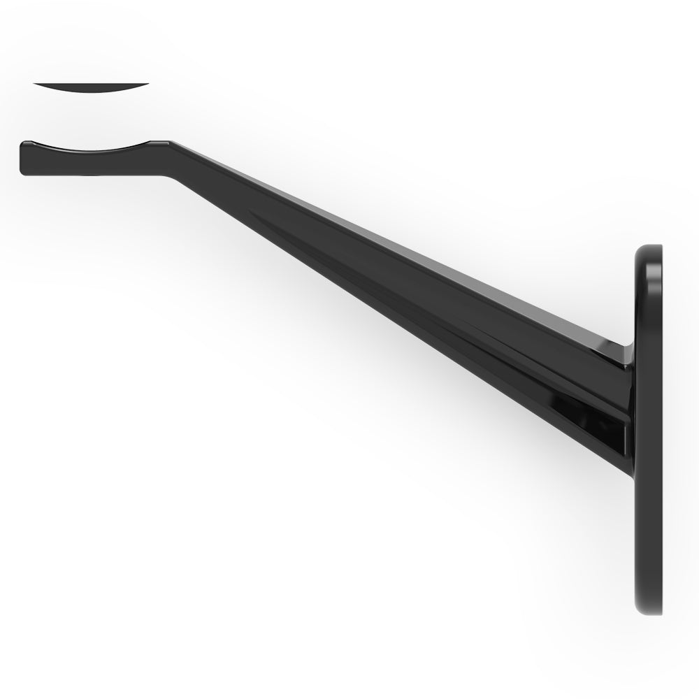Handrail Bracket To Suits 50.8mm Round or Flat Handrail - Black