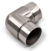 90 Degree Elbow Joiner to suit 2 (50.8mm) x 1.6mm Round Tube 316 Grade Stainless Steel - Satin Finish