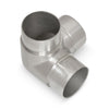 90 Degree Tee Flush Joiner to suit 2 (50.1mm) x 1.6mm Round Tube 316 Grade Stainless Steel - Satin Finish