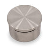 Flat End Cap to Suit 1.6mm Round Tube 316 Grade Stainless Steel - Satin Finish - SIZES: 38.1mm, 50.8mm
