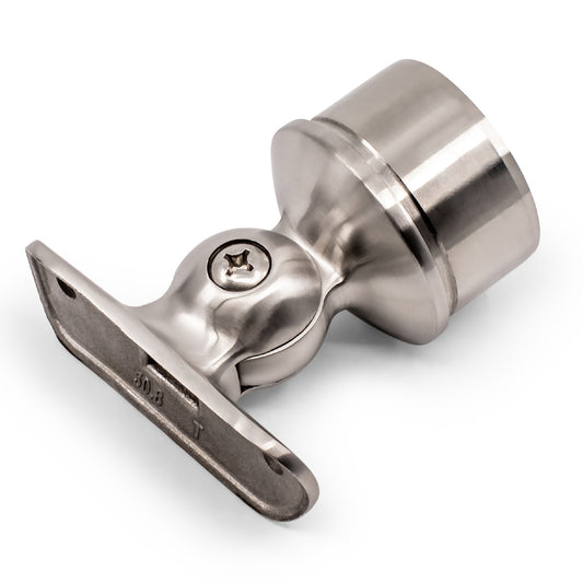 Adjustable Rail Support Internal Fit to suit 1.6mm Round Tube 316 Grade Stainless Steel - Satin Finish - SIZES: 38.1mm, 50.8mm