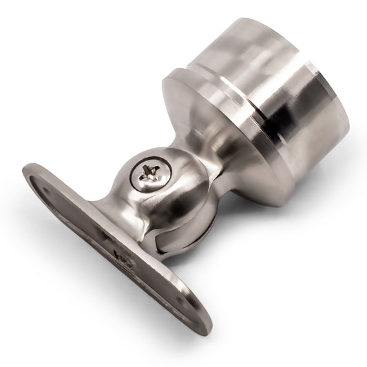 Round Adjustable Joiner Internal Fit with Flat Top to suit 2 (50.8mm) x 1.6mm Round Tube 316 Grade Stainless Steel - Satin Finish