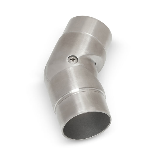 Adjustable Joiner to suit 1.6mm Round Tube 316 Grade Stainless Steel - Satin Finish - SIZES: 38.1mm, 50.8mm