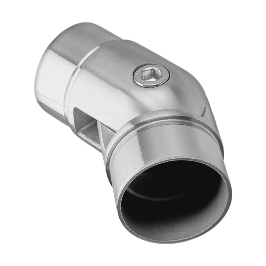 Round Adjustable Joiner to suit 2 (50.8mm) x 1.6mm Round Tube 316 Grade Stainless Steel - Satin Finish