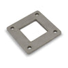 Post Base Plate Only to suit 2 (50.8mm) x 1.6mm Square Tube 316 Grade Stainless - Mill Finish