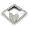 Post Cover Plate Only to suit 2 (50.8mm) x 1.6mm Square Tube 316 Grade Stainless - Mirror Polish