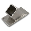 37 Degree Wall Flange to suit 2 (50.8mm) x 1.6mm Square Tube 316 Grade Stainless - Mirror Polish