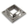Square Flange 4 Holes to suit 2 (50.8mm) x 1.6mm Square Tube 316 Grade Stainless - Mirror Polish
