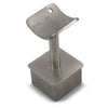 Post Reducer Inline 2 Radius Saddle to suit 2" (50.8mm) x 1.6mm Square Tube 316 Grade Stainless - Mirror Polish