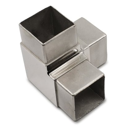 90 Degree Tee Joiner to suit 2 (50.8mm) x 1.6mm Square Tube 316 Grade Stainless - Satin Finish