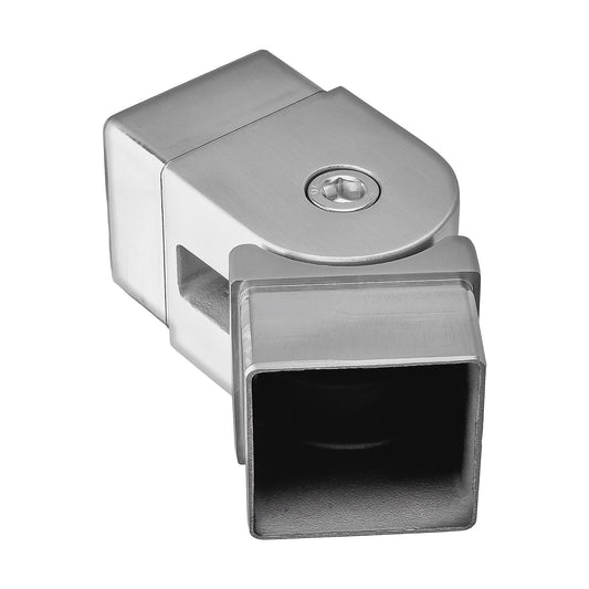 Square Adjustable Joiner to suit 2 (50.8mm) x 1.6mm Square Tube 316 Grade Stainless Steel - Mirror Polish