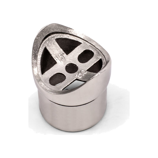 Perpendicular Joiner Internal Fit 316 Grade Stainless Steel - Mirror Polish - SIZES: 25.4mm, 38.1mm, 50.8mm