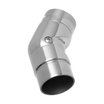 Adjustable Joiner to Suit Round Tube 316 Grade Stainless Steel - Mirror Polish - SIZES: 38.1mm, 50.8mm