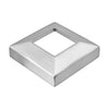 Square Post Cover Plate to Suit 50.8mm Tube 316 Grade Stainless Steel - Satin Finish