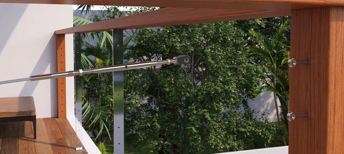 How to Install The Rig Fork with Screw Eye Wire Balustrade System
