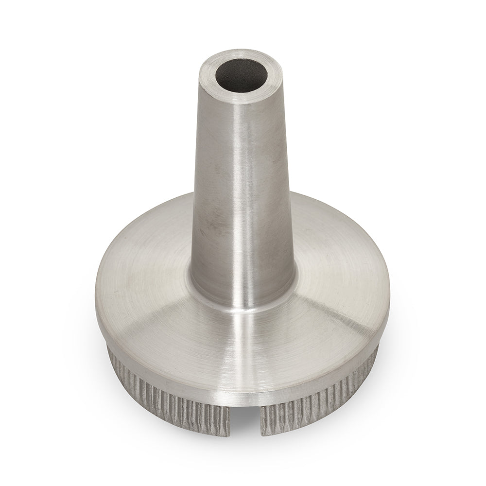 Tapered Post Reducer to suit 1.6mm Round Tube 316 Grade Stainless Steel - Satin Finish - SIZES: 38.1mm, 50.8mm
