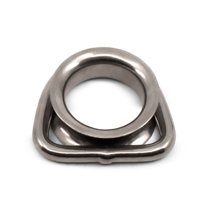 Dee Ring With Thimble 304 Grade Stainless Steel - SIZES: 6mm x 30mm - 10mm x 65mm