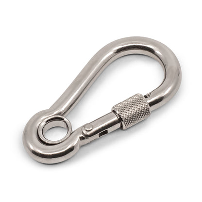 Spring Hook with Eyelet and Nut 316 Grade Stainless Steel - SIZES: 6mm - 10mm