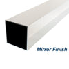 Square Tube 2 inch (50.8mm) x 1.6mm Wall Thickness 316 Grade Stainless Steel - Mirror Polish