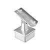 Square Post Top - Stair Intermediate - Round Handrail - Suits 50.8mm x 1.6mm Tube - 316 Grade Stainless Steel Satin Finish