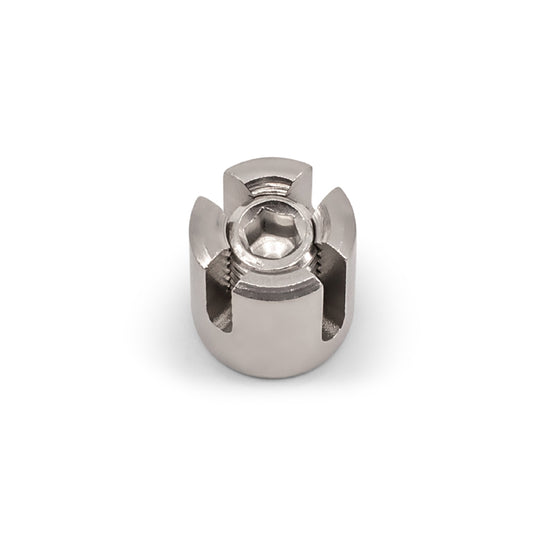 Cross Connector to Suit 3.2mm & 4mm Wire Rope - 304 Grade Stainless Steel