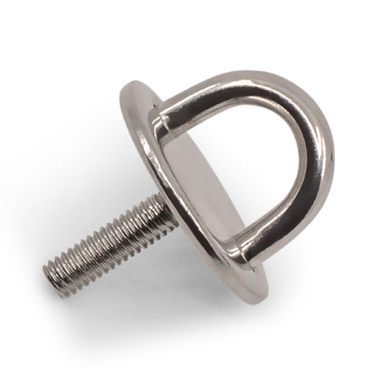 Round Bolt Plate 5mm M6 Thread - 304 Grade Stainless Steel