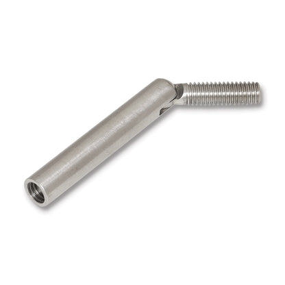 Angle Connector M6 x 15mm Right Hand Thread - 316 Grade Stainless Steel