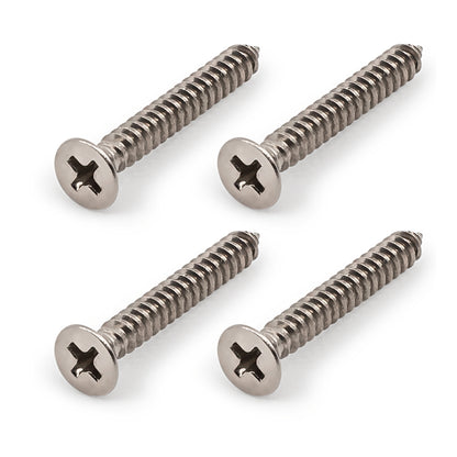 Self Tapping Screw CSK Head Phillips Drive 14g x 25mm (1) - 304 Grade Stainless Steel  - 4 PACK for RHS Posts