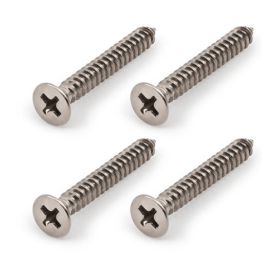 Self Tapping Screw CSK Head Phillips Drive 14g x 25mm (1) - 304 Grade Stainless Steel  - 4 PACK for RHS Posts