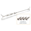 Bright Finish DIY Swaged Wire Balustrade (Supplied as components only) - DIY Turnbuckle System - Suits Metal Posts