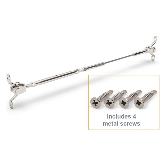 Bright Finish Factory Swaged Wire Balustrade - Rig Fork System with Saddles - Suits Metal Posts