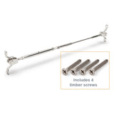 Bright Finish Factory Swaged Wire Balustrade - Rig Fork System with Saddles - Suits Timber Posts