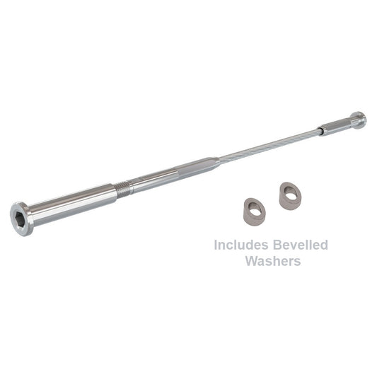 Bright Finish Factory Swaged Wire Balustrade - Tensioner Terminal STAIR System (Includes Bevelled Washers) - Suits Timber or Metal Posts