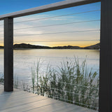 Bright Finish Factory Swaged Wire Balustrade - Tensioner Terminal System - Suits Timber or Metal Posts