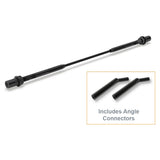 BlackEtch Factory Swaged Wire Balustrade - Metal Insert STAIR System (Includes Angle Connectors) - Suits Metal Posts
