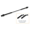 BlackEtch Factory Swaged Wire Balustrade - Metal Insert STAIR System (Includes Angle Connectors) - Suits Metal Posts