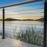 BlackEtch Factory Swaged Wire Balustrade - Rig Fork System with Nutserts - Suits Metal Posts