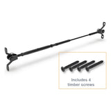 BlackEtch Factory Swaged Wire Balustrade - Rig Fork System with Saddles - Suits Timber Posts