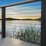 BlackEtch Factory Swaged Wire Balustrade - Timber Insert System - Suits Timber Posts